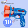 DWI funny 10 different sounds plastic trumpet voice changer toy for kids
